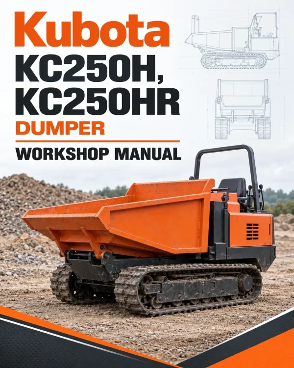 Kubota KC250H, KC250HR Dumper Workshop Manual Kubota KC250H, KC250HR Dumper Workshop Manual