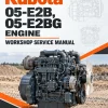 Kubota 05-E2B, 05-E2BG Engine Workshop Service Manual Kubota 05-E2B, 05-E2BG Engine Workshop Service Manual