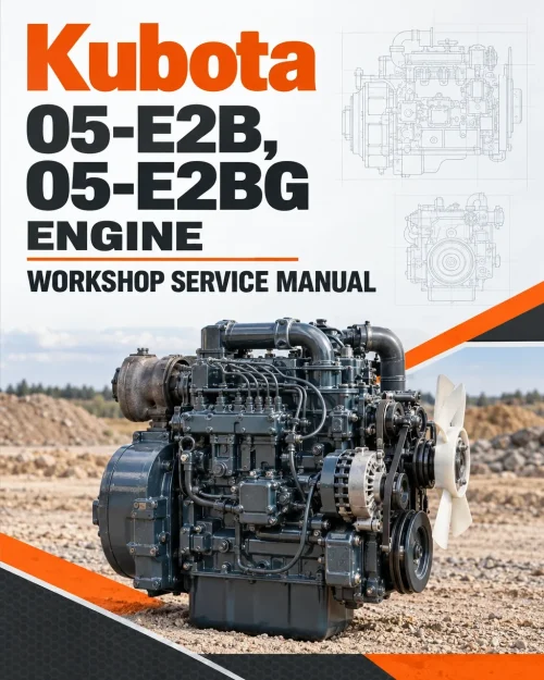 Kubota 05-E2B, 05-E2BG Engine Workshop Service Manual Kubota 05-E2B, 05-E2BG Engine Workshop Service Manual