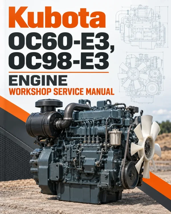 Kubota OC60-E3, OC98-E3 Engine Workshop Service Manual Kubota OC60-E3, OC98-E3 Engine Workshop Service Manual