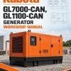 Kubota GL7000-CAN, GL1100-CAN Generator Workshop Manual