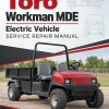 Toro Workman MDE Electric Vehicle Service Repair Manual