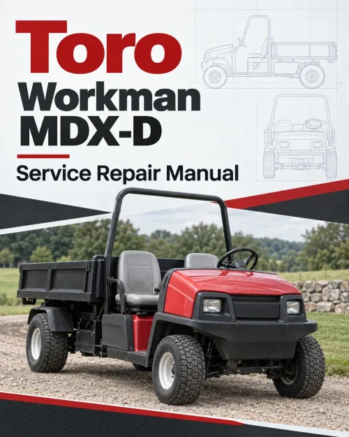 Toro Workman MDX-D Service Repair Manual Toro Workman MDX-D Service Repair Manual
