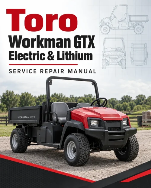 Toro Workman GTX Electric & Lithium Service Repair Manual Toro Workman GTX Electric & Lithium Service Repair Manual