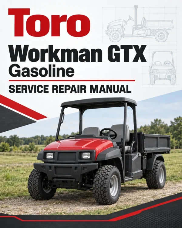 Toro Workman GTX Gasoline Service Repair Manual