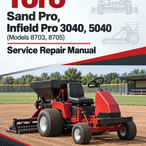 Toro Sand Pro, Infield Pro 3040, 5040 (Models 8703, 8705) Service Repair Manual