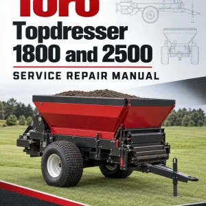 Toro Topdresser 1800 and 2500 Service Repair Manual