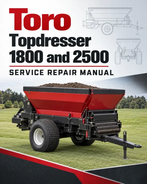 Toro Topdresser 1800 and 2500 Service Repair Manual Toro Topdresser 1800 and 2500 Service Repair Manual