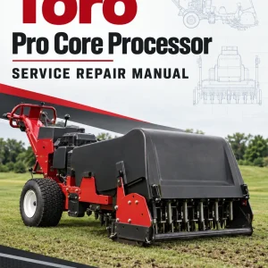 Toro Pro Core Processor Service Repair Manual
