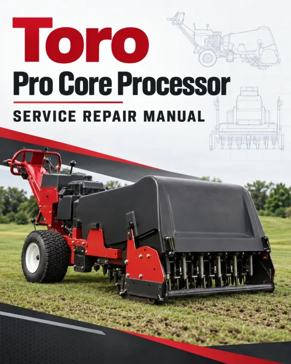 Toro Pro Core Processor Service Repair Manual Toro Pro Core Processor Service Repair Manual