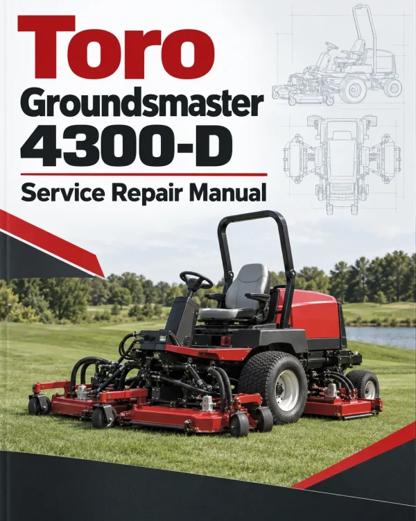 Toro Groundsmaster 4300-D Service Repair Manual