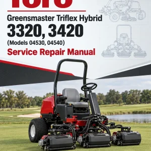 Toro Greensmaster Triflex Hybrid 3320, 3420 (Models 04530, 04540) Service Repair Manual