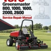 Toro Greensmaster 800, 1000, 1600, 2000, 2600 Service Repair Manual Toro Greensmaster 800, 1000, 1600, 2000, 2600 Service Repair Manual