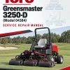 Toro Greensmaster 3250-D (Model 04384) Service Repair Manual