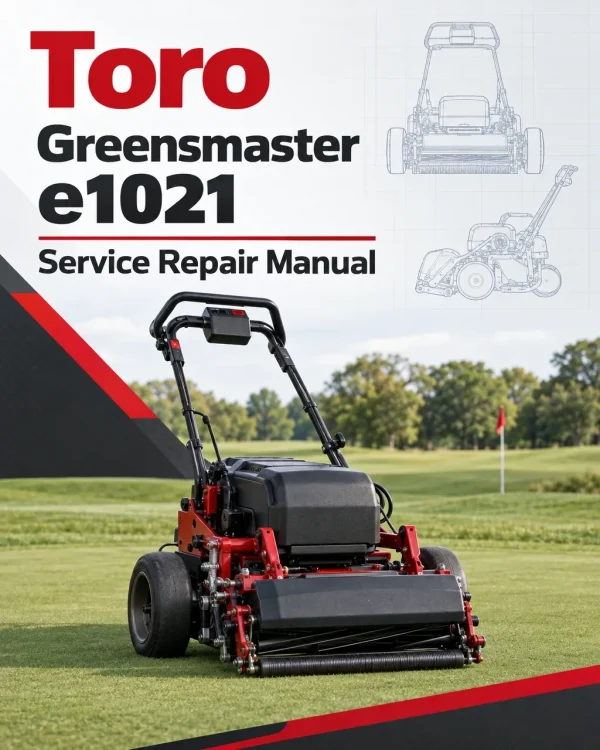 Toro Greensmaster e1021 Service Repair Manual Toro Greensmaster e1021 Service Repair Manual