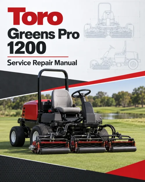 Toro Greens Pro 1200 Service Repair Manual