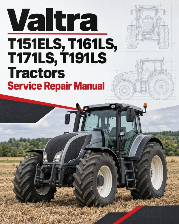 Valtra T151ELS, T161LS, T171LS, T191LS Tractors Service Repair Manual Valtra T151ELS, T161LS, T171LS, T191LS Tractors Service Repair Manual