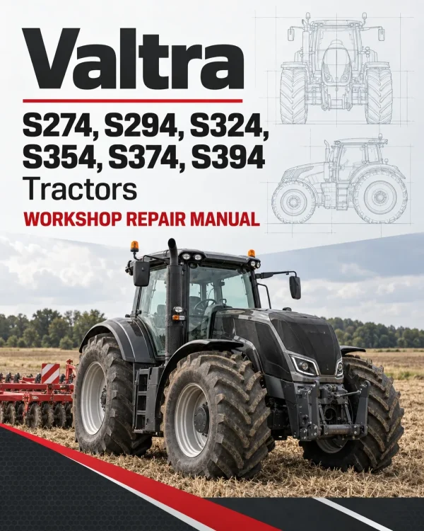 Valtra S274, S294, S324, S354, S374, S394 Tractors Workshop Repair Manual Valtra S274, S294, S324, S354, S374, S394 Tractors Workshop Repair Manual