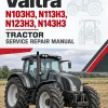 Valtra N103H3, N113H3, N123H3, N143H3 Tractor Service Repair Manual Valtra N103H3, N113H3, N123H3, N143H3 Tractor Service Repair Manual
