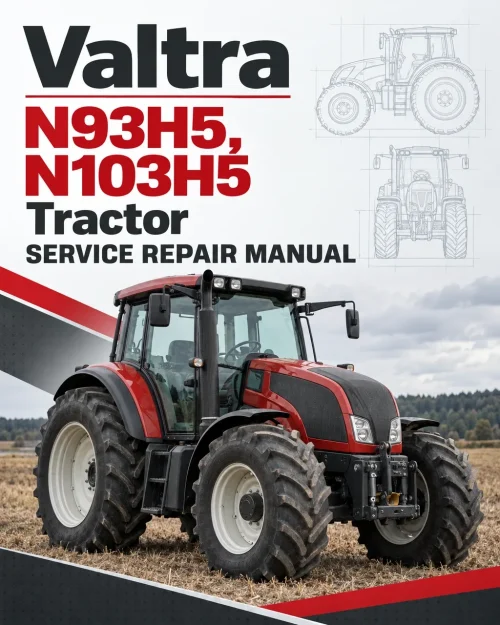 Valtra N93H5, N103H5 Tractor Service Repair Manual Valtra N93H5, N103H5 Tractor Service Repair Manual