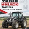 Valtra N93H3, N103H3 Tractors Service Repair Manual Valtra N93H3, N103H3 Tractors Service Repair Manual