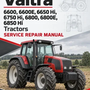 Valtra 6600, 6600E, 6650 Hi, 6750 Hi, 6800, 6800E, 6850 Hi Tractors Service Repair Manual Valtra 6600, 6600E, 6650 Hi, 6750 Hi, 6800, 6800E, 6850 Hi Tractors Service Repair Manual