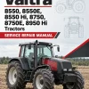 Valtra 8550, 8550E, 8550 Hi, 8750, 8750E, 8950 Hi Tractors Service Repair Manual Valtra 8550, 8550E, 8550 Hi, 8750, 8750E, 8950 Hi Tractors Service Repair Manual