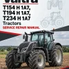 Valtra T154 H 1A7, T194 H 1A7, T234 H 1A7 Tractors (Stage III A) Service Repair Manual