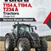 Valtra T154 A, T194 A, T234 A Tractors (Stage III A) Service Repair Manual Valtra T154 A, T194 A, T234 A Tractors (Stage III A) Service Repair Manual