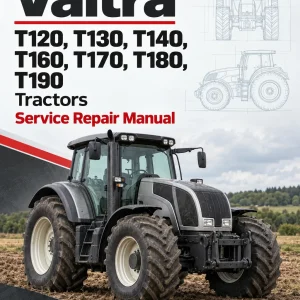 Valtra T120, T130, T140, T160, T170, T180, T190 Tractors Service Repair Manual