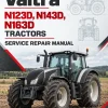 Valtra N123D, N143D, N163D Tractors Service Repair Manual Valtra N123D, N143D, N163D Tractors Service Repair Manual