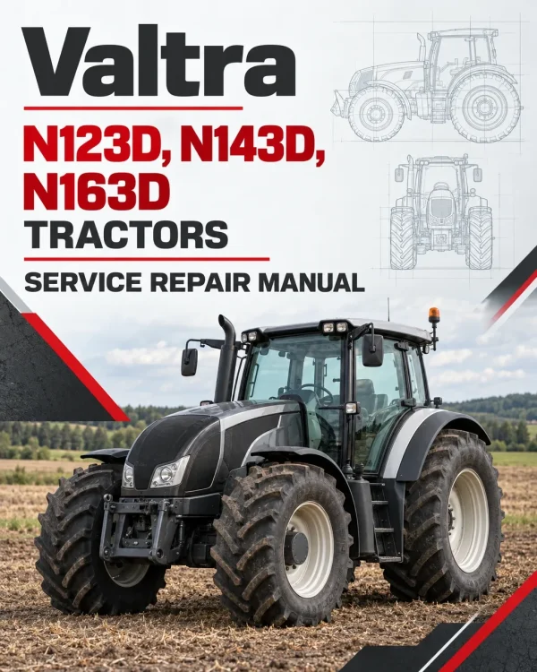 Valtra N123D, N143D, N163D Tractors Service Repair Manual Valtra N123D, N143D, N163D Tractors Service Repair Manual