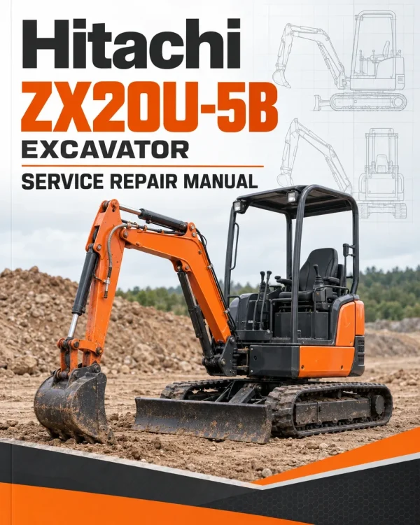Hitachi ZX20U-5B Excavator Service Repair Manual Hitachi ZX20U-5B Excavator Service Repair Manual