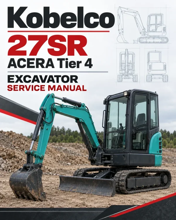 Kobelco 27SR ACERA Tier 4 Excavator Service Manual
