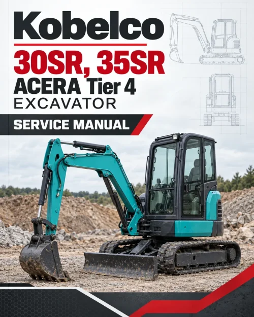 Kobelco 30SR, 35SR ACERA Tier 4 Excavator Service Manual Kobelco 30SR, 35SR ACERA Tier 4 Excavator Service Manual
