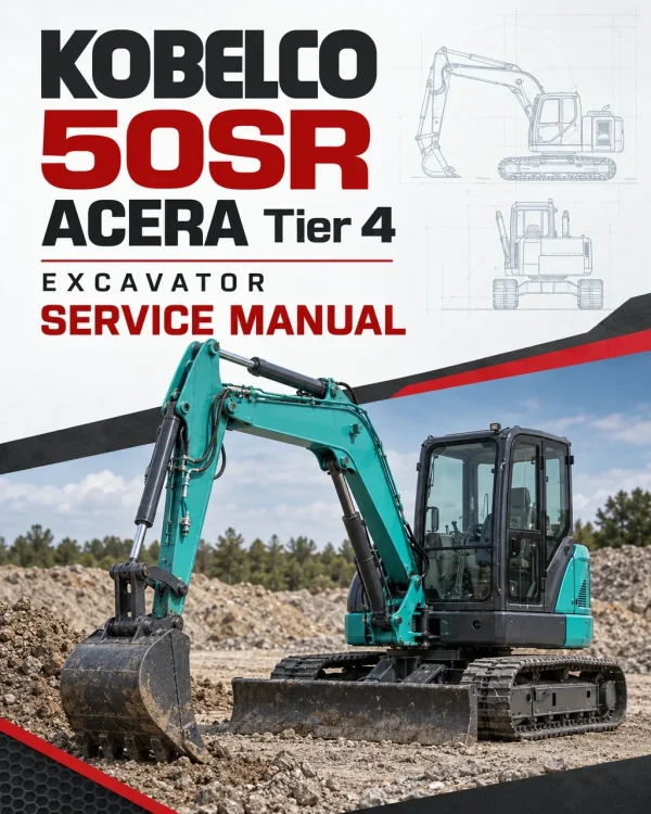 Kobelco 50SR ACERA Tier 4 Excavator Service Manual