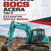 Kobelco 80CS ACERA Tier 4 Excavator Service Manual