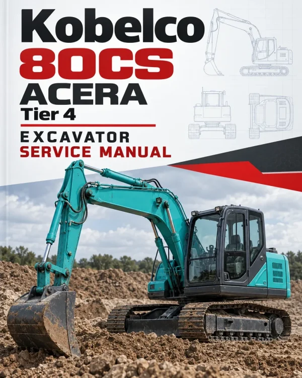 Kobelco 80CS ACERA Tier 4 Excavator Service Manual
