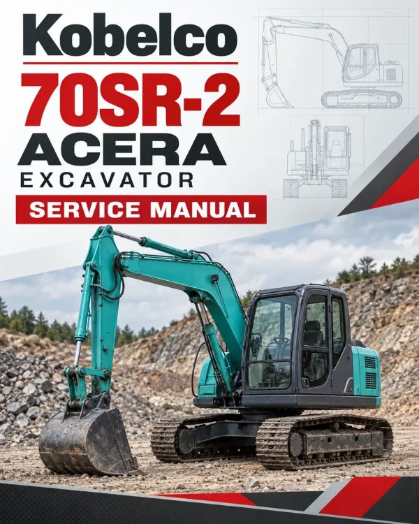 Kobelco 70SR-2 ACERA Excavator Service Manual Kobelco 70SR-2 ACERA Excavator Service Manual