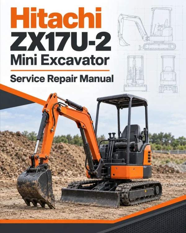 Hitachi ZX17U-2 Mini Excavator Service Repair Manual