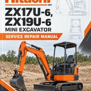Hitachi ZX17U-6, ZX19U-6 Mini Excavator Service Repair Manual Hitachi ZX17U-6, ZX19U-6 Mini Excavator Service Repair Manual