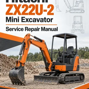 Hitachi ZX22U-2 Mini Excavator Service Repair Manual Hitachi ZX22U-2 Mini Excavator Service Repair Manual
