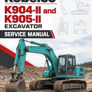 Kobelco K904-II and K905-II Excavator Service Manual Kobelco K904-II and K905-II Excavator Service Manual