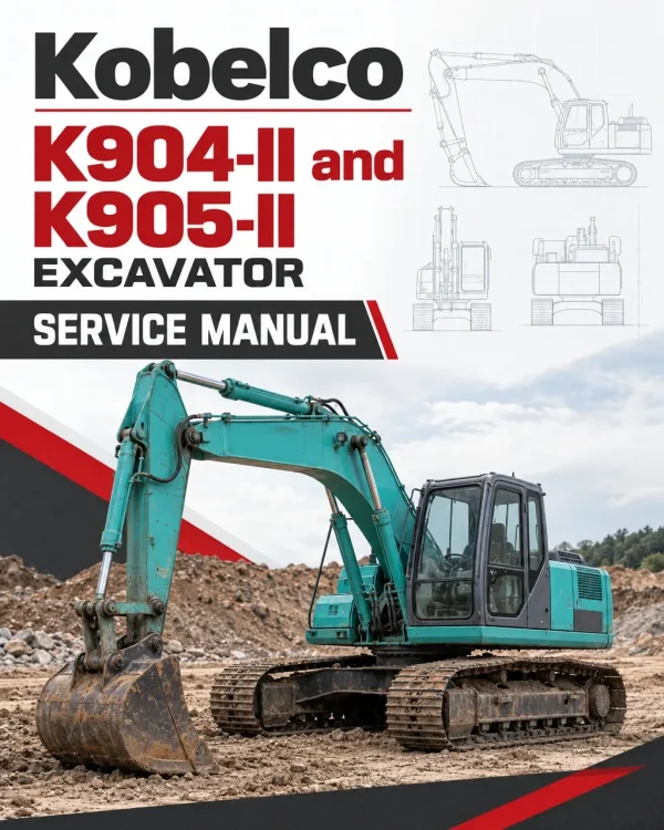 Kobelco K904-II and K905-II Excavator Service Manual Kobelco K904-II and K905-II Excavator Service Manual