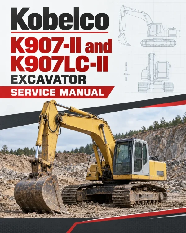 Kobelco K907-II and K907LC-II Excavator Service Manual Kobelco K907-II and K907LC-II Excavator Service Manual