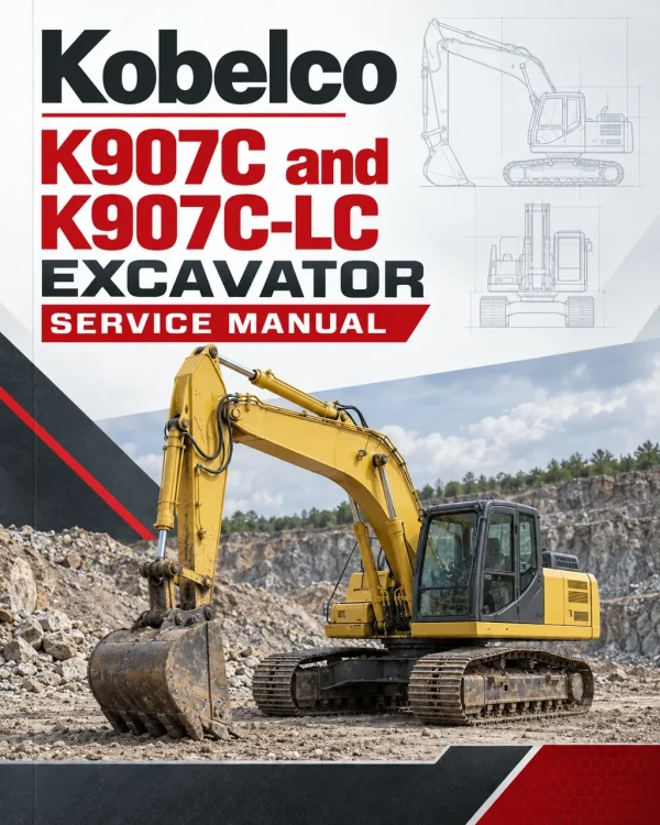 Kobelco K907C and K907C-LC Excavator Service Manual