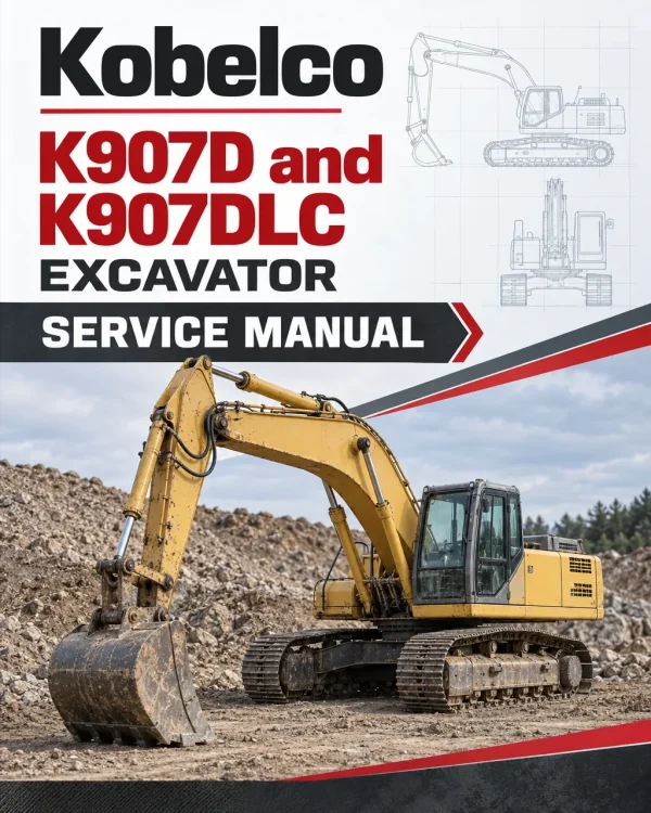 Kobelco K907D and K907DLC Excavator Service Manual Kobelco K907D and K907DLC Excavator Service Manual