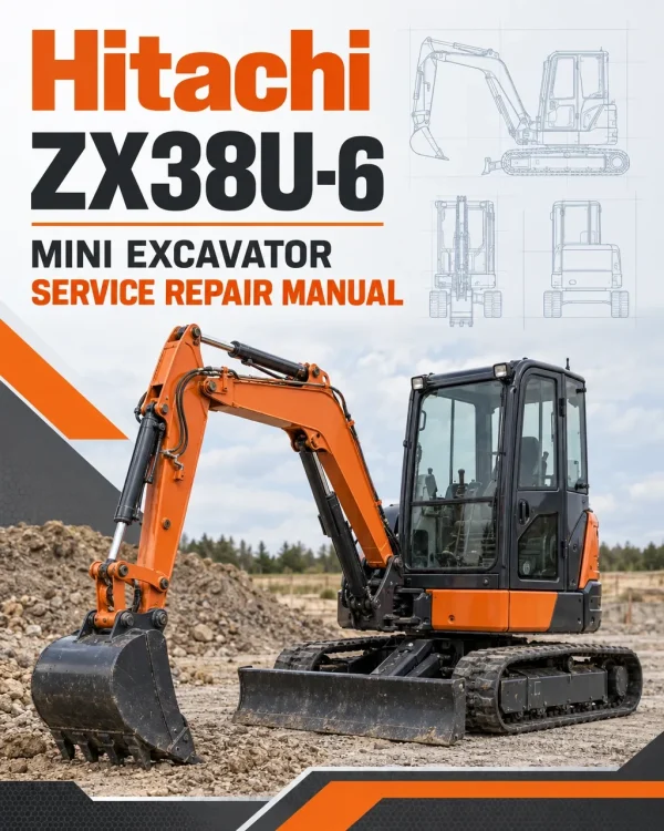 Hitachi ZX38U-6 Mini Excavator Service Repair Manual Hitachi ZX38U-6 Mini Excavator Service Repair Manual