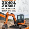 Hitachi ZX40U, ZX50U Excavator Technical Repair Manual Hitachi ZX40U, ZX50U Excavator Technical Repair Manual