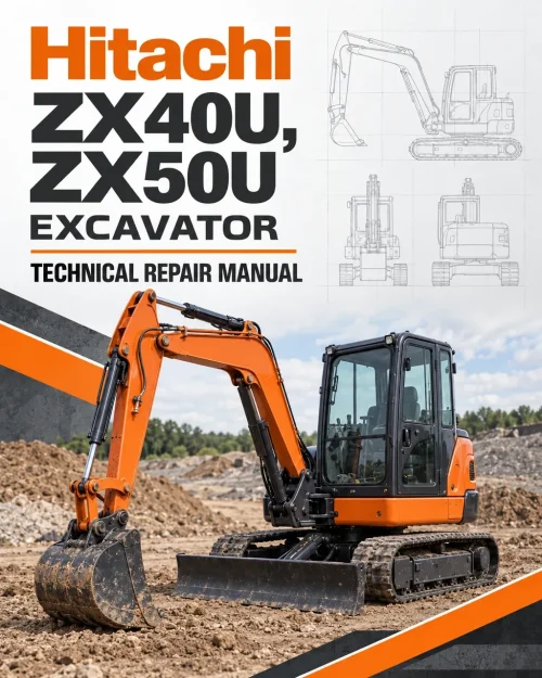 Hitachi ZX40U, ZX50U Excavator Technical Repair Manual Hitachi ZX40U, ZX50U Excavator Technical Repair Manual
